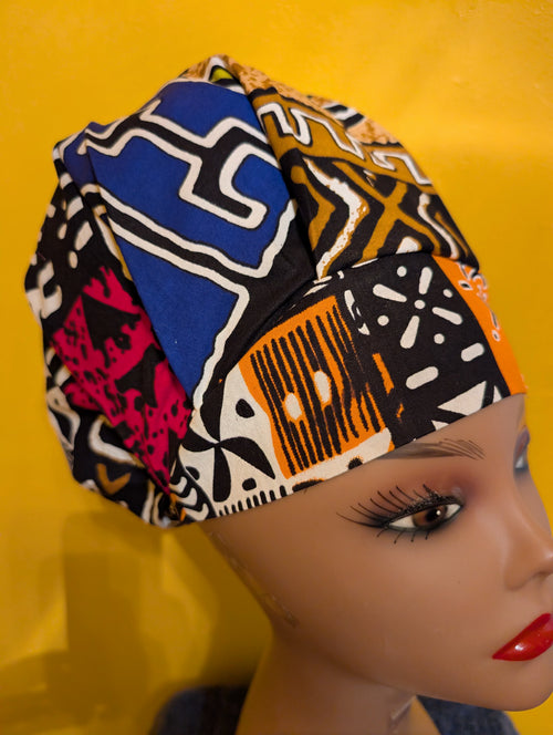 African Style Satin Lined Bouffant