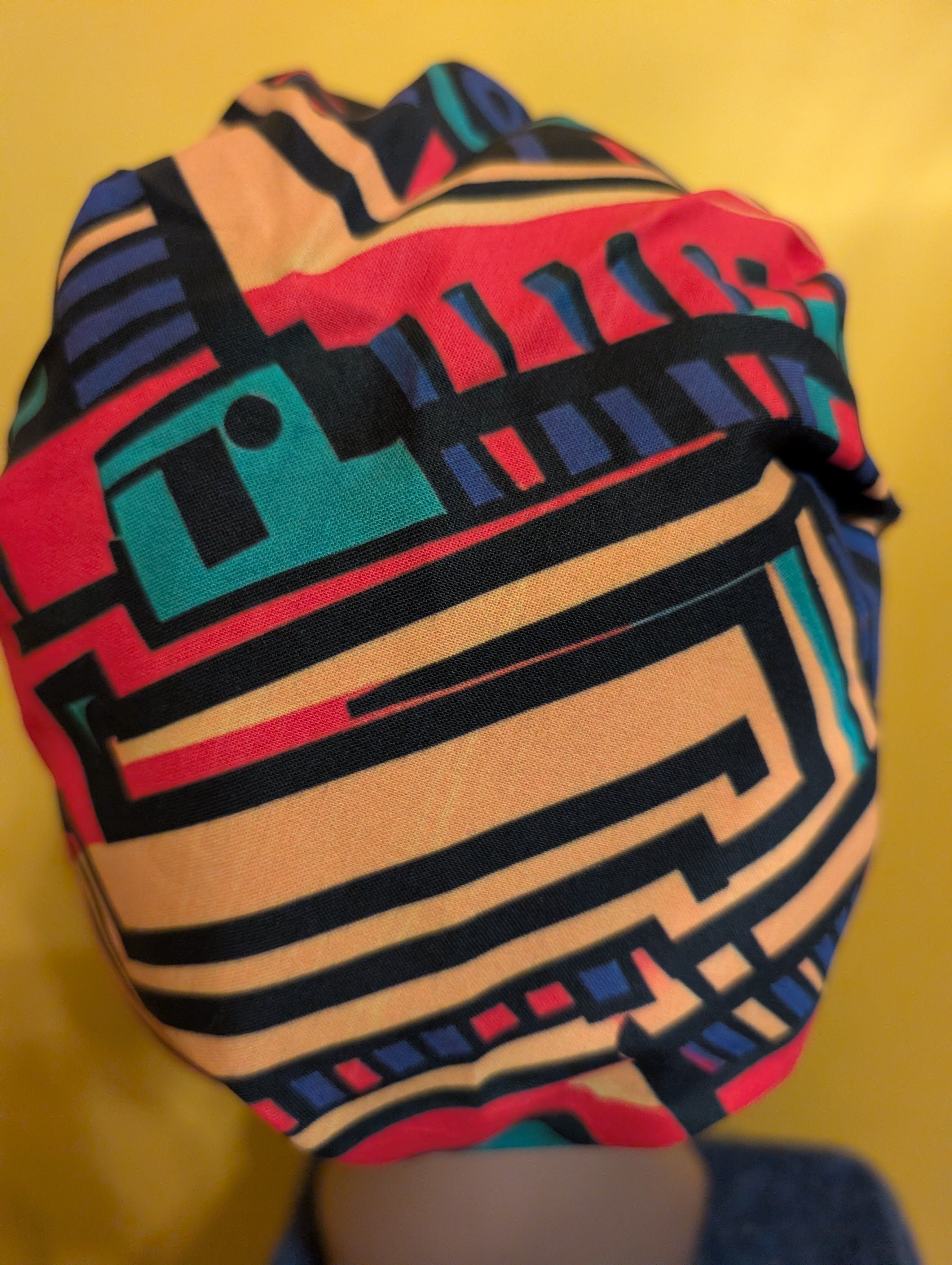 Red/Blue/Gold/Green Satin Lined Bouffant Style Hat