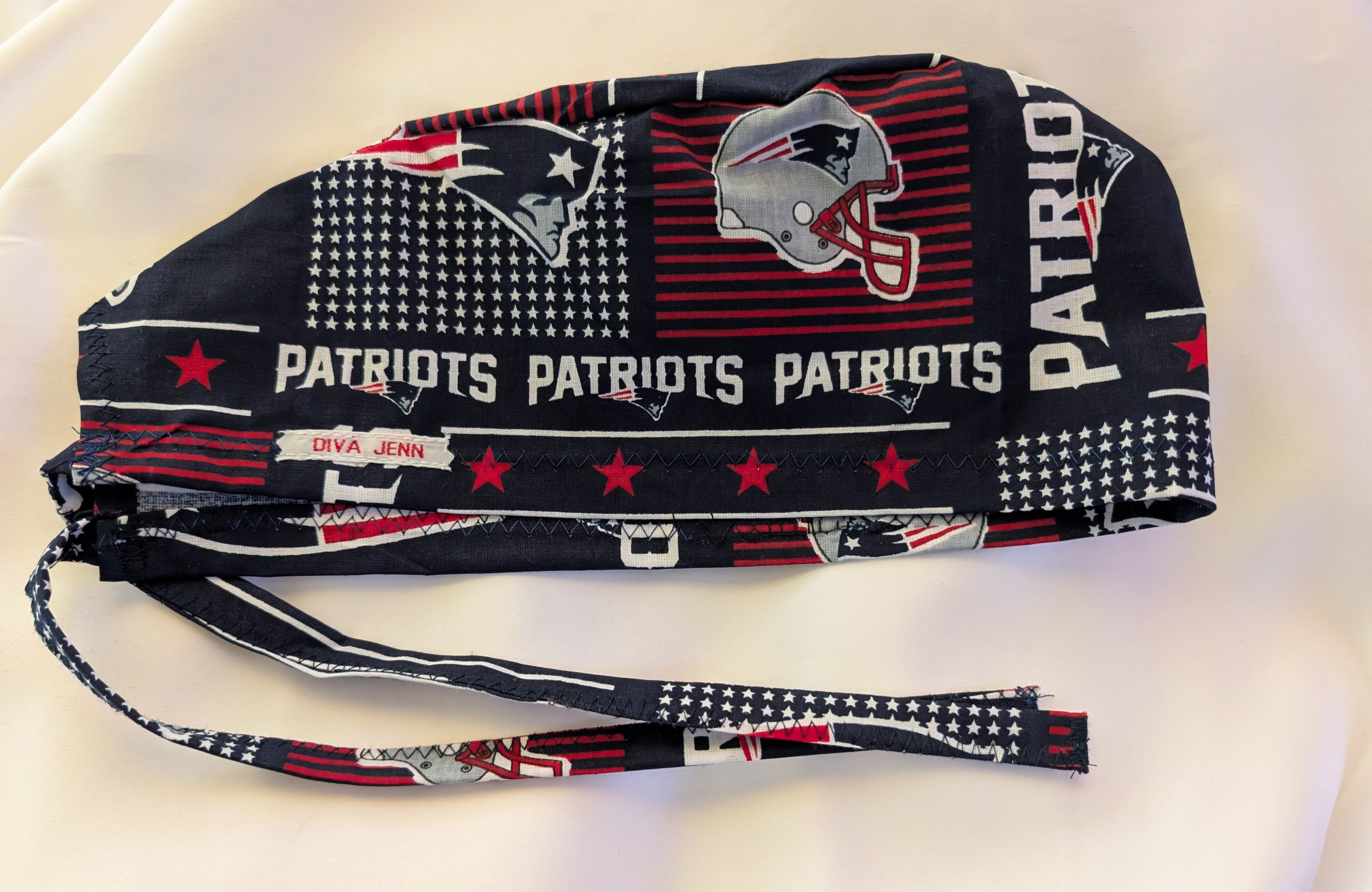 New England Patriots Tie in the back hat