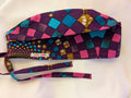Purple Pink Tie in the Back Hat