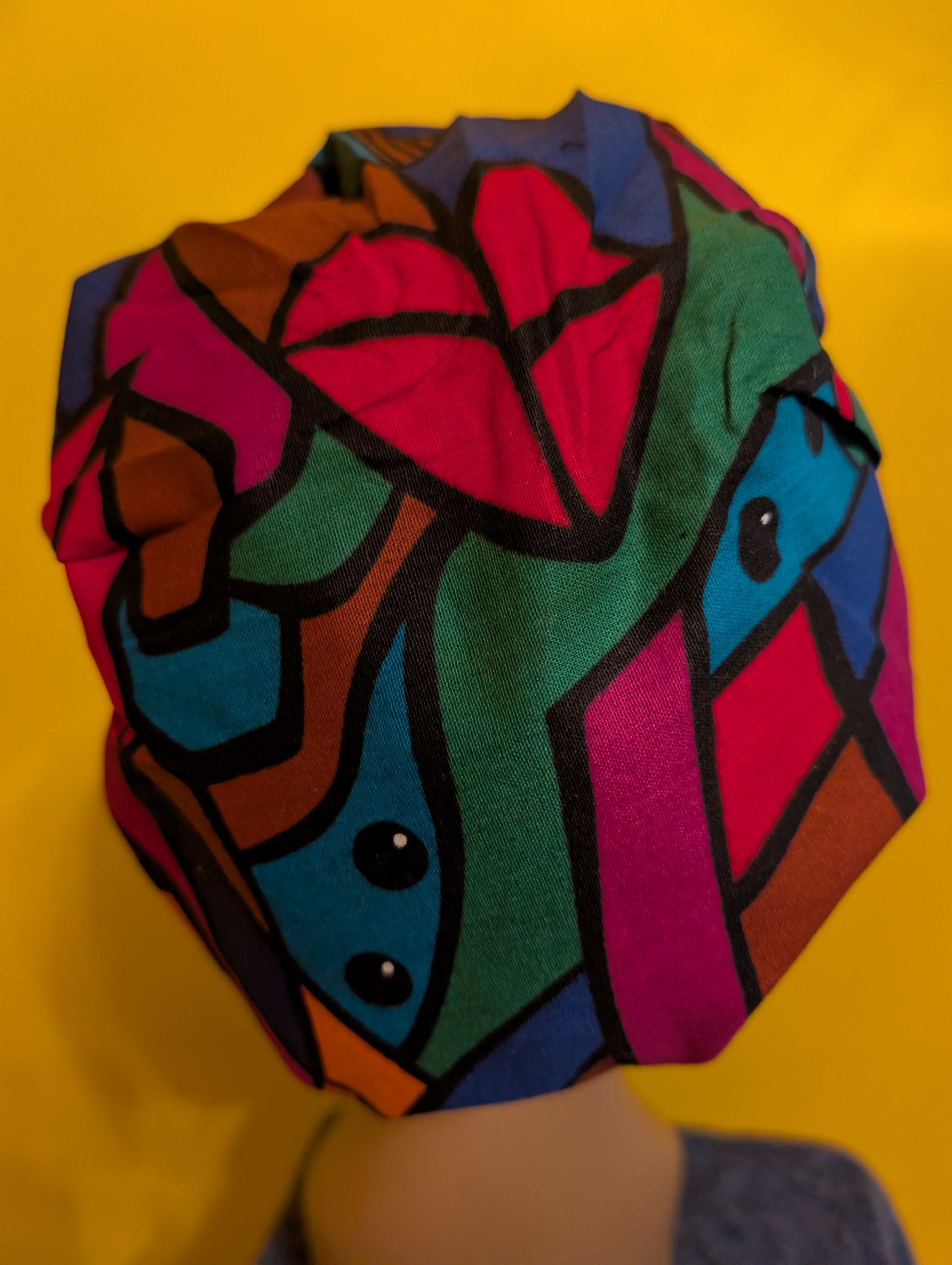 Blue/Green/Red/Brown Satin Lined Bouffant Style Hat