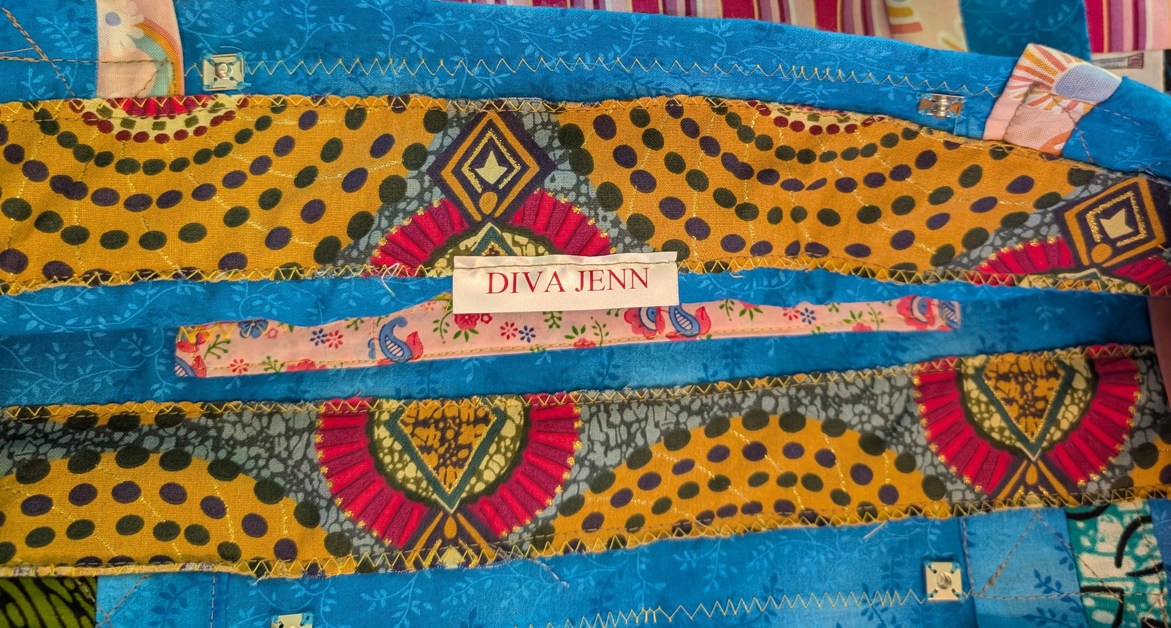 Multicolored Scrap bag