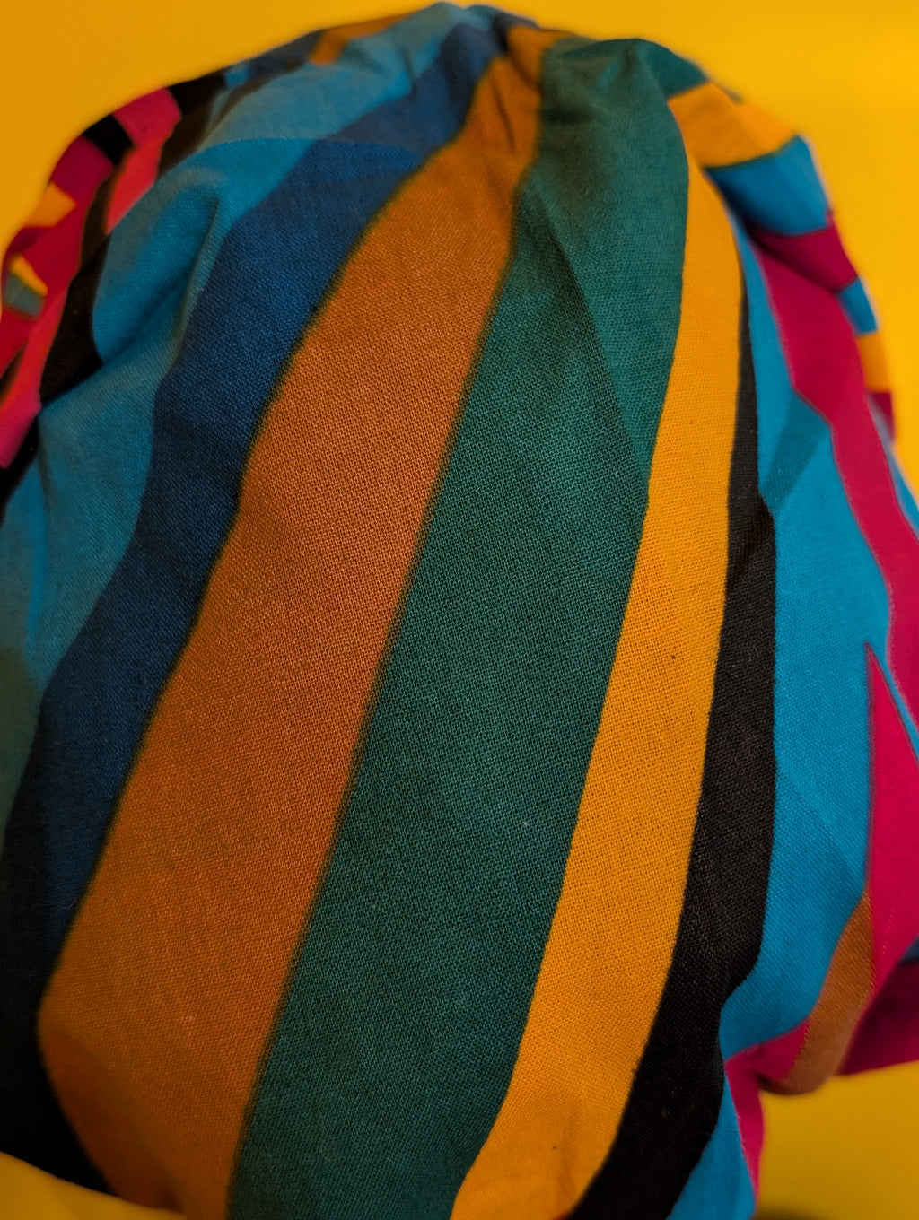 Pink/Green/Brown/Gold/Blue Satin Lined Bouffant Style Hat