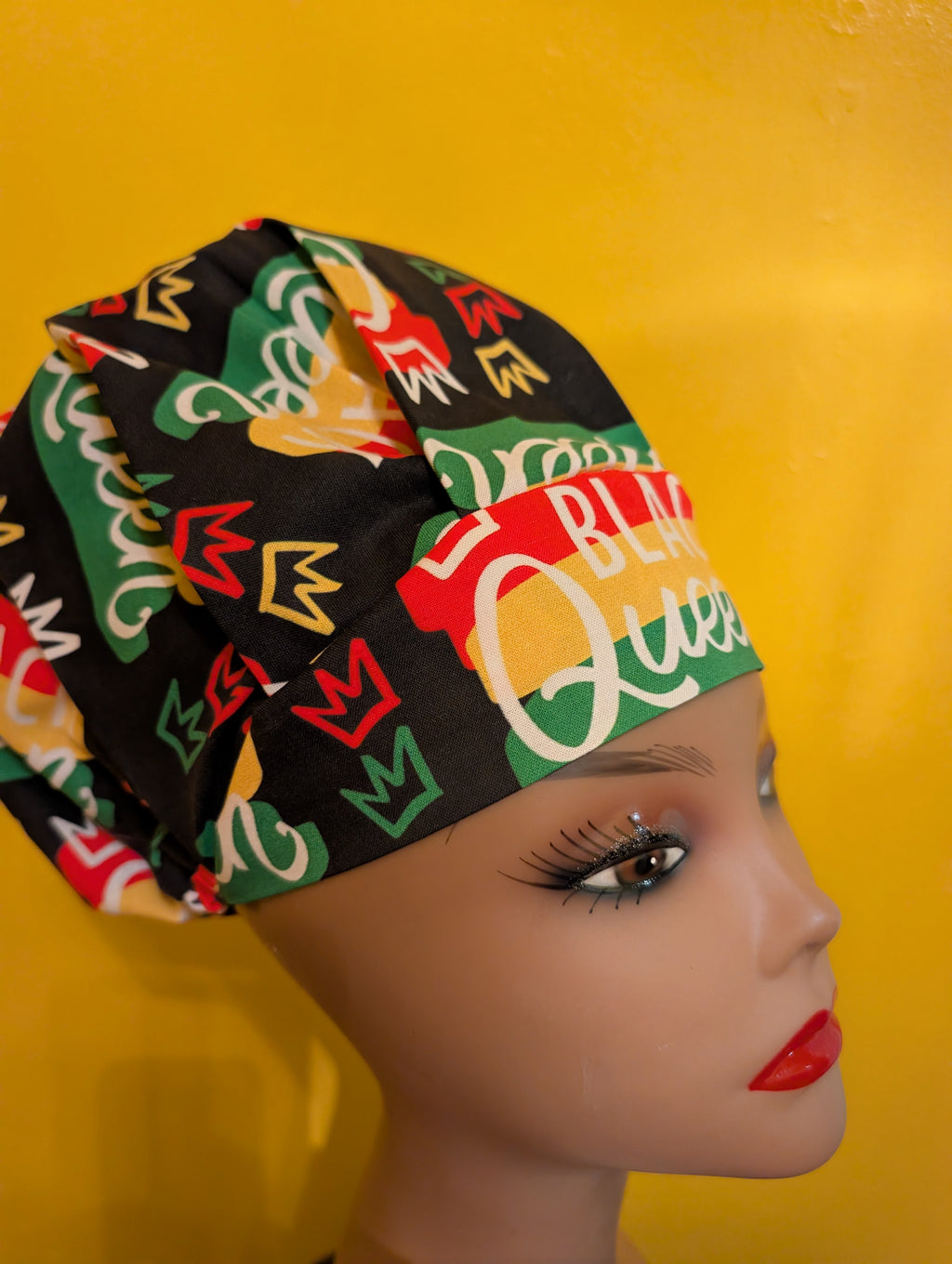 African American "Black Queen" Juneteenth Yellow/Green/Red/ Black