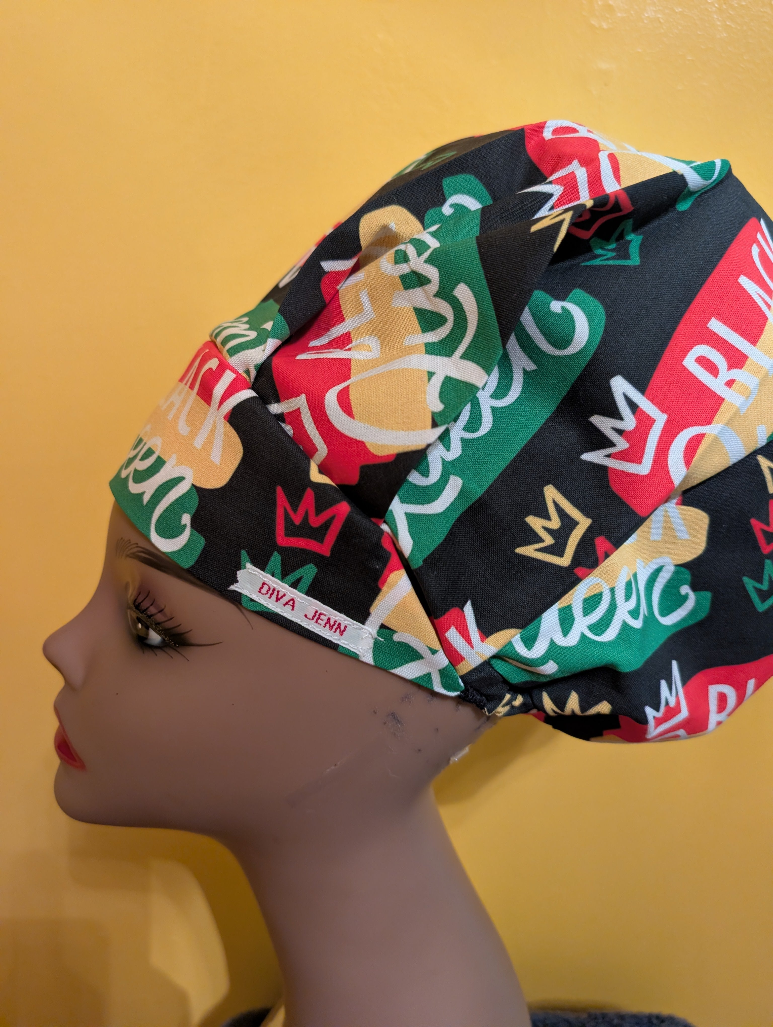 African American "Black Queen" Juneteenth Yellow/Green/Red/ Black