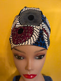 Red/White/Blue Satin Lined Bouffant Style Hat