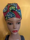 Red/Blue/Green/Yellow Satin Lined Bouffant Style Hat