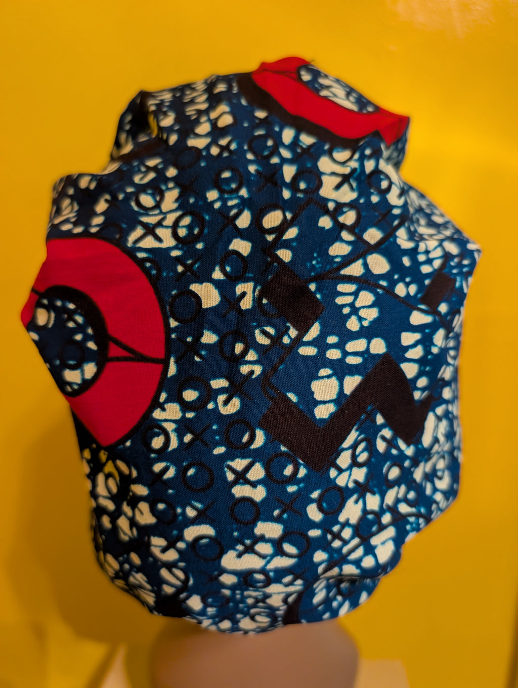 Blue/Black/Red/White Satin Lined Bouffant Style Hat