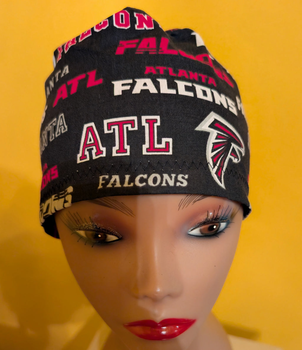 Set of Two Red/Black Atlanta Falcons Tie in the Back Hat
