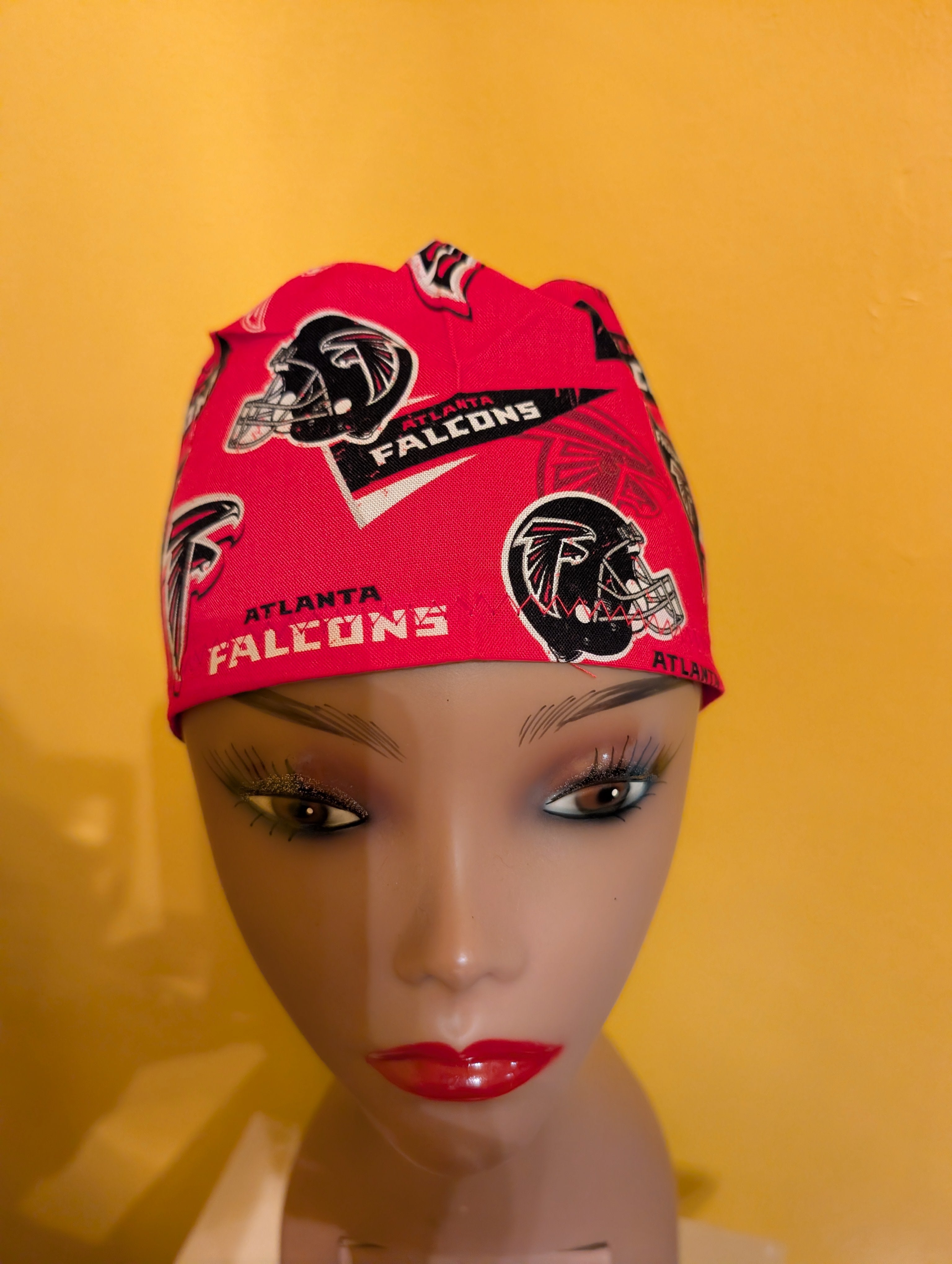 Set of Two Red/Black Atlanta Falcons Tie in the Back Hat