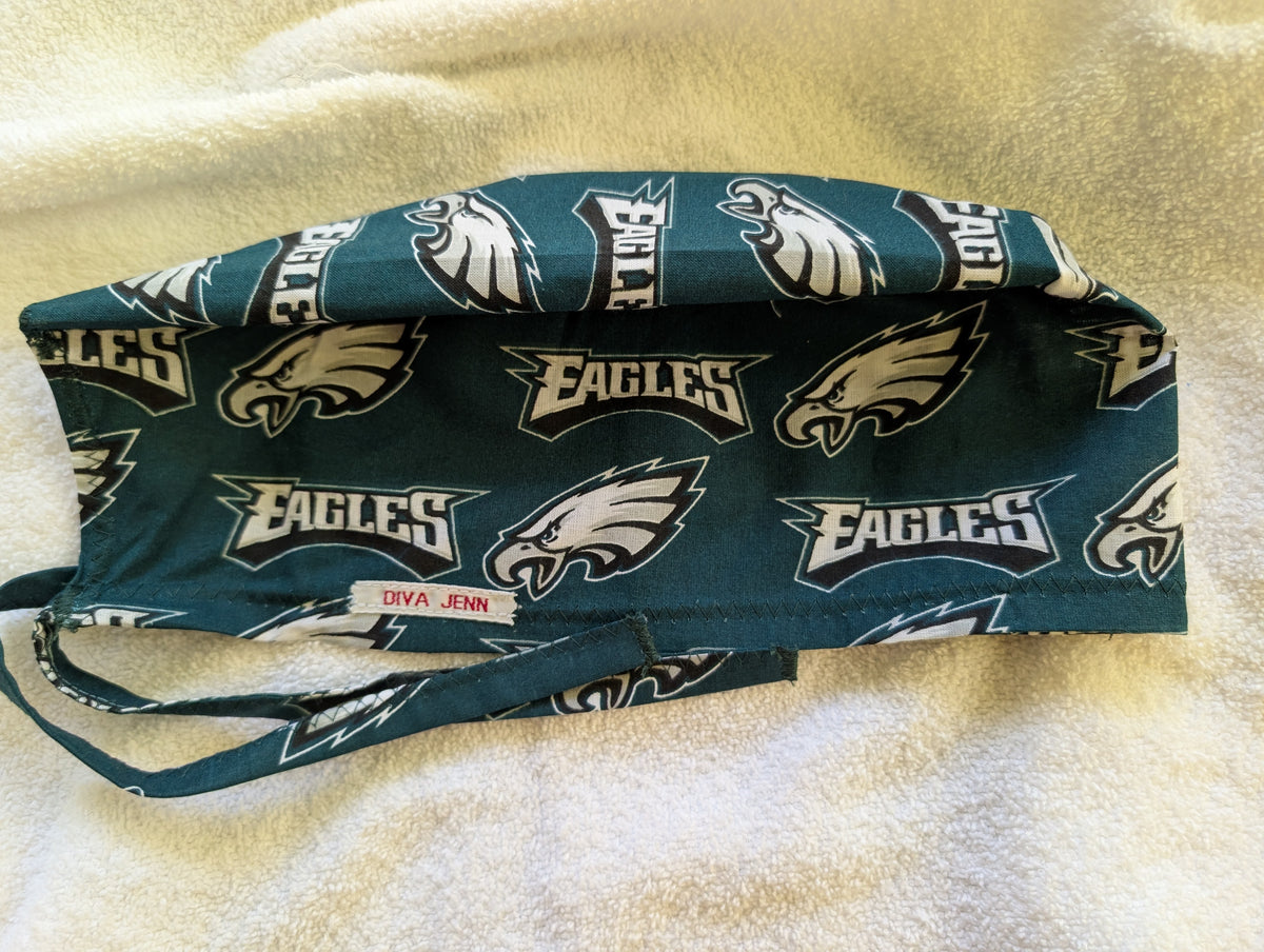 Green Philadelphia Eagles Tie in the back Hat